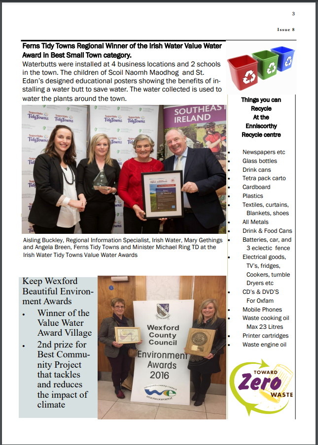 Ferns Tidy Towns, Newsletter May 2017_03