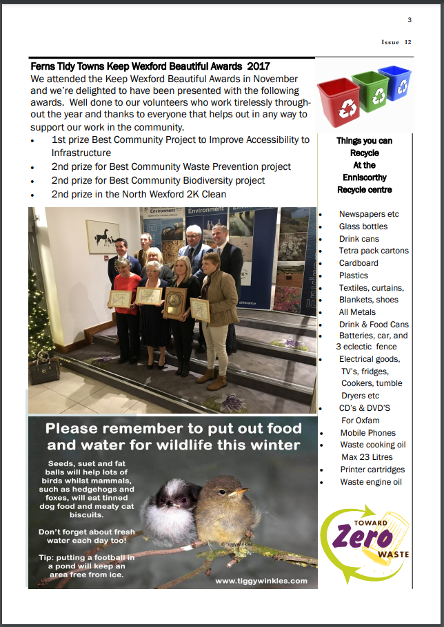 Ferns Tidy Towns, Newsletter January 2018_03